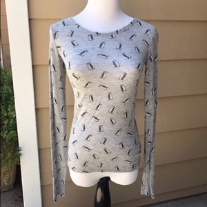 Light Grey Long Sleeve Shirt